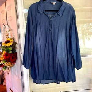 Cato’s thin denim shirt size 26,28